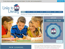 Tablet Screenshot of linkstoliteracy.ch